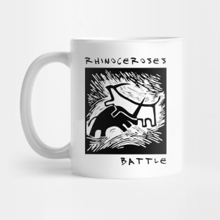 battle of the rhinos Mug